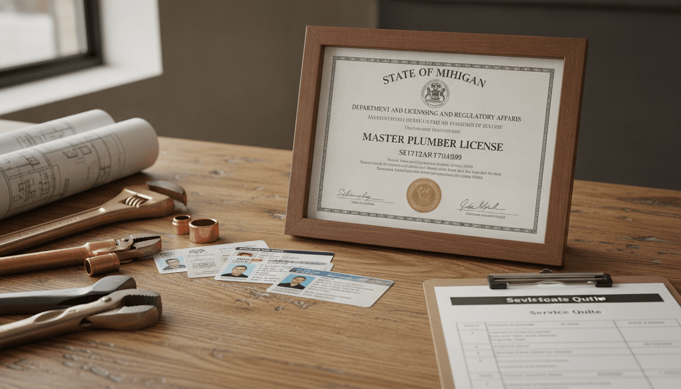 How to Choose a Plumber in Michigan: Licenses, Quotes, and Red Flags Worth Catching Early